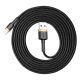 5. Kabel Baseus Cafule USB-A / Lightning 1.5A QC 3.0 2 m - czarno-złoty
