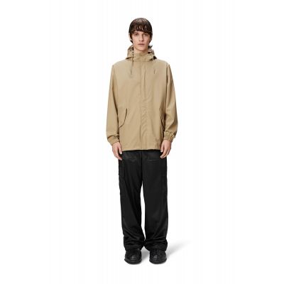 13. Kurtka, płaszcz przeciwdeszczowy Rains  unisex Fishtail Jacket W3 18010 24 SAND