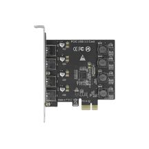 DeLOCK Karta PCI Express x1 do 4 x zewnętrzne USB Typ-A żeński SuperSpeed USB (USB 3.2 Gen 1)