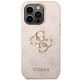 3. Etui Guess 4G Big Metal Logo na iPhone 15 Pro - różowe