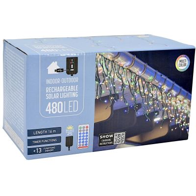 6. SOLARNY ŁAŃCUCH ŚWIETLNY 480 LED 13 FUNKCJI USB MULTIKOLOR