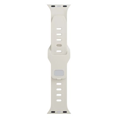 9. Pasek 3mk Silicone Watch Strap na Apple Watch 42/44/45/49mm - beżowy
