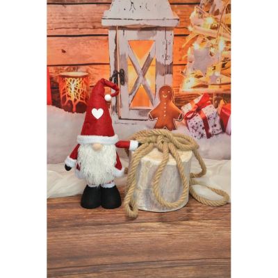 8. SKRZAT GNOM ŚWIĄTECZNY NA TELESKOPACH 25x15x60-75CM