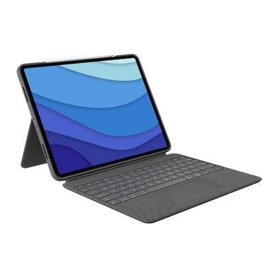 2. Logitech Combo Touch QWERTZ Niemiecki Smart Connector Szary