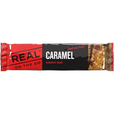 Baton energetyczny  REAL ON THE GO o smaku karmelowym 40 g