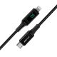 3. Acefast kabel MFI USB Typ C - Lightning 1,2m, 30W, 3A czarny (C6-01 Black)