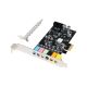 Conceptronic EMRICK15B karta dźwiękowa Wewnętrzny 7.1 kan. PCI-E x1