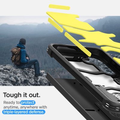 9. Etui Spigen Tough Armor na Samsung Galaxy S24 - czarne