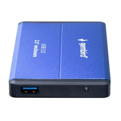 5. GEMBIRD OBUDOWA HDD/SSD USB 3.0 2.5" SATA, ALUMINIUM, NIEBIESKA