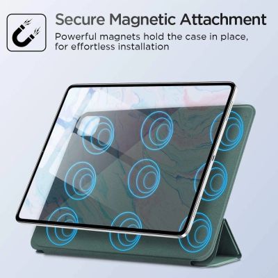 6. Etui ESR Rebound Magnetic na iPad Air 4 (2020) / 5 (2022) - zielone