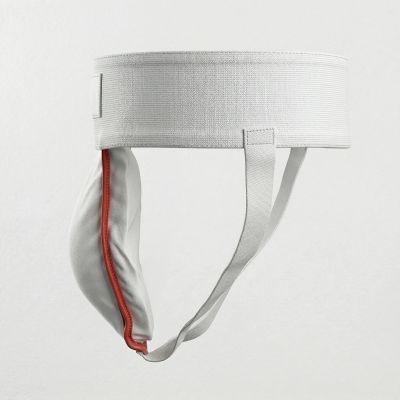 11. Suspensor Męski Ochraniacz Krocza - Biały -M