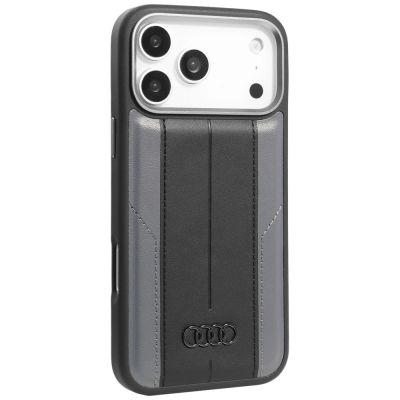 2. Etui Audi A6 Synthetic Leather MagSafe do iPhone 17 Pro Max - czarne