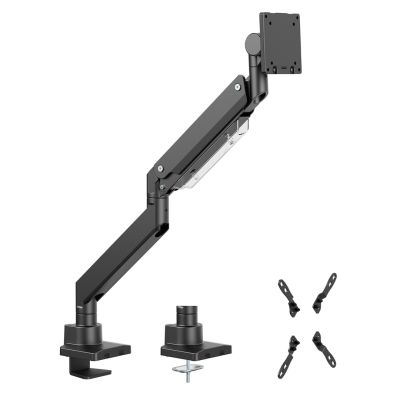 28. MACLEAN UCHWYT BIURKOWY DO MONITORA LCD 17-57", 27KG, VESA MAX 200X200 PODWÓJNE RAMIĘ MC-968