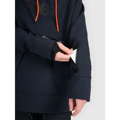 6. Kurtka snowboardowa softshell wiatroodporna membrana 5000 męska 4F 4FRAW25TSOFM509-20S