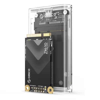 7. Kieszeń dyskowa Orico TC10-MS MSATA USB-C 3.2 5Gb/s - przezroczysta