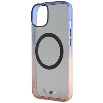 6. Etui BMW Gradient Bumper MagSafe na iPhone 14 Plus - szare