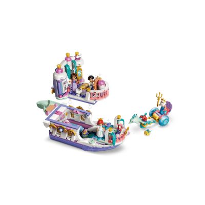 6. LEGO Disney 43299 - Królewska łódź weselna Arielki