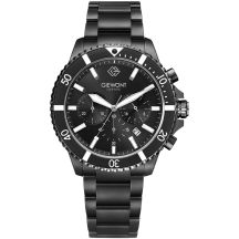 Zegarek Męski Giewont Chronograph Sapphire Czarny GW3970-B4
