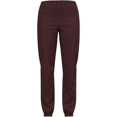 Spodnie techniczne damskie ODLO Brensholmen Pants regular length brązowe