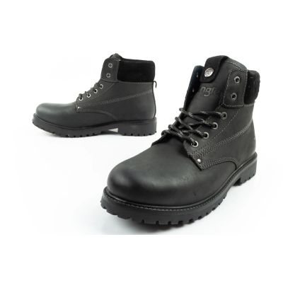 8. Wrangler Arch buty męskie sztyblety trzewiki eleganckie naturalna skóra czarne