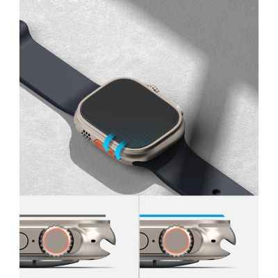 8. Szkło hartowane Ringke ID FC Glass 4-pack na Apple Watch Ultra 1 / 2 (49 mm)