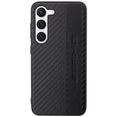 3. Etui AMG Carbon Stripe&Embossed na Samsung Galaxy S23+ - czarne