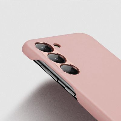 7. Dux Ducis Grit etui Samsung Galaxy S23+ elegancki pokrowiec ze sztucznej skóry różowe
