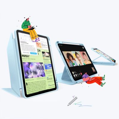 2. Etui ESR Flip Hybrid na iPad 10.9" 2020-2022 ( 4 / 5 gen.) / 11" 2024-2025 ( 6 / 7 gen.) - niebieskie