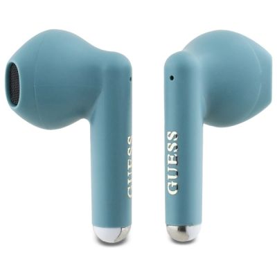 2. Guess słuchawki Bluetooth GUTWSJ14ESGQ    TWS + stacja dokująca turkusowy/turquoise Printed Classic Logo