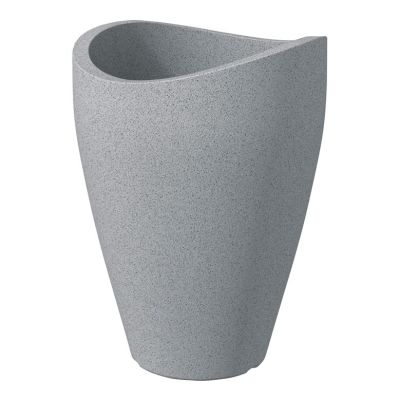 FLOWERPOT PLASTIC 254/54 STONY GREY D54