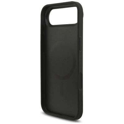 7. Etui Guess 4G Strap Triangle Logo MagSafe na iPhone 17 Air - czarne