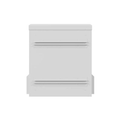 16. Lanberg WAH1-4250-00S szafa Rack wisząca 10" hermetyczna IP55 do montażu na ścianie/słupie 420x300x500 szara (złożona)