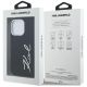 8. Etui Karl Lagerfeld FW Jeans Signature Logo na iPhone 16 Pro - czarne