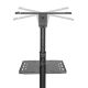 12. MACLEAN STOLIK MOBILNY DO PROJEKTORA/LAPTOPA REGULOWANY, STALOWY MAX.10KG MC-207