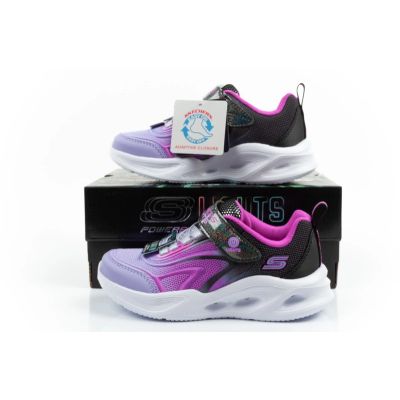 10. Skechers buty sportowe dziecięce Color Breeze LED dla dziewczynki
