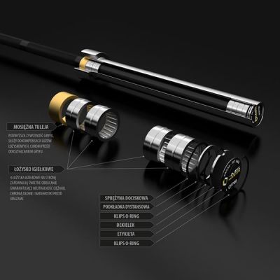 48. Gryf do crosffitu HMS Premium GCF700 220 cm 20 kg