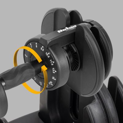 32. Hantel żeliwny regulowany automat 24 kg REBEL ACTIVE