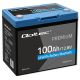 7. Akumulator Qoltec LiFePO4 53714 Litowo-Żelazowo-Fosforanowy | 12.8V | 100Ah | 1280Wh | Bluetooth | BMS