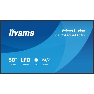 2. Monitor iiyama LH5064UHS-B1AG 50 IN LCD UHD - Płaski ekran - 127 cm