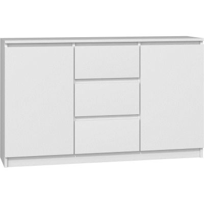 3. KOMODA 2 DRZWI 3 SZUFLADY BIAŁY