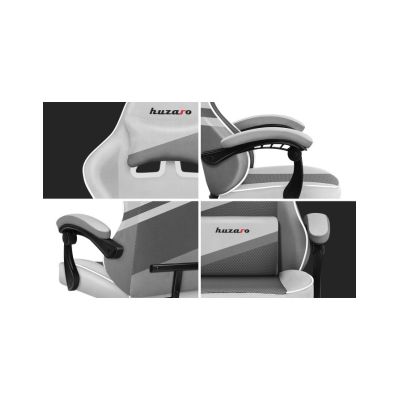 10. Fotel gamingowy Huzaro Force 4.4 Grey Mesh