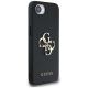 4. Etui Guess PU Grained 4G Metal Logo na iPhone 16e - czarne