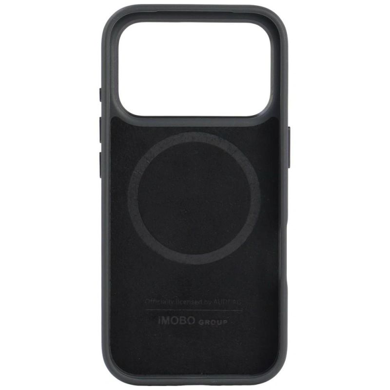 5. Etui Audi GT Synthetic Leather MagSafe na iPhone 18 Pro / 17 Pro - czarne