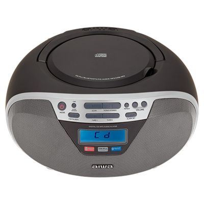 7. AIWA boombox BBTU-400SL CD/FM RDS/USB/BT srebrny
