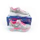 10. Skechers S Lights LED buty sportowe dziecięce dla dziewczynki na rzep szare
