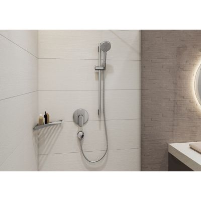 5. BATH SHELF ADDSTORIS Q HANSGROHE CHROME