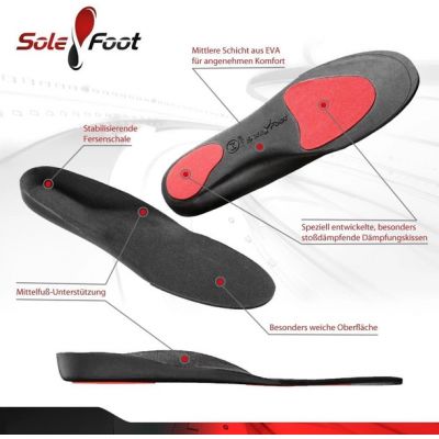 5. Wkładki do butów SoleFoot Unisex Deluxe Edition SPORT DELUXE