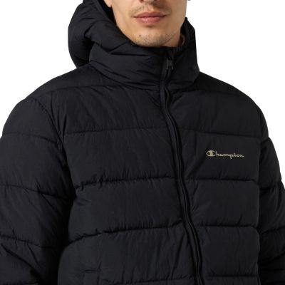 11. Kurtka męska Champion Hooded Jacket czarna 221548 KK001