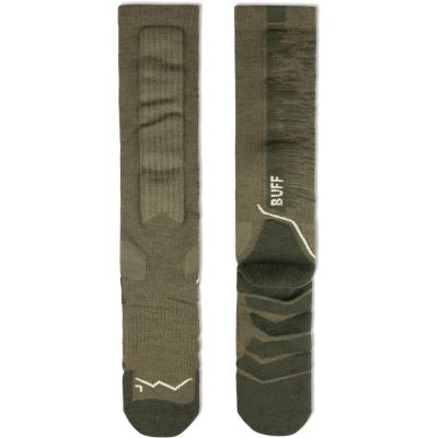 4. Skarpetki Buff MERINO HW OVER THE CALF SOCKS HWO2 OLIVE GREEN L