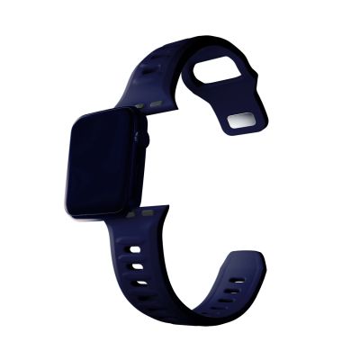 8. Pasek silikonowy 3mk Silicone Watch Strap do Apple Watch 38 / 40 / 41 mm - niebieski